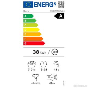 Pračka Hoover HW4 37AMBC7/1-S - 5