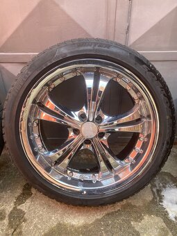 Alu kola 5x100 chrom - 5
