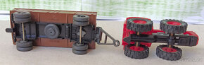 Modell Fahrzeuge. Traktor + vlek Wiking. 1:87. Délka 13 cm. - 5