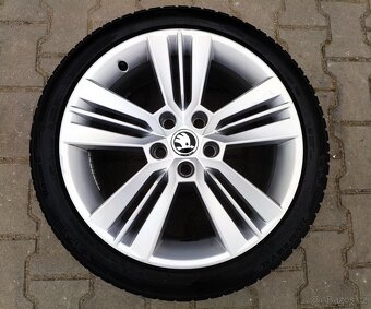 Alu kola originál Škoda Octavia III, RS 5x112 R18 - 5