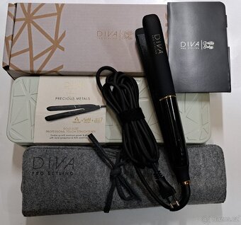 Diva Pro Styling Precious Metals Gold Dust Straightener - 5