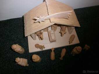 Ručně vyřezávaný český betlém 14a2 - 5