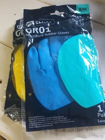 Rukavice úklidové latexové, elastické. - 5