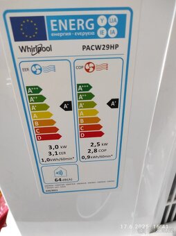 Mobilní klimatizace Whirlpool PACW29HP - 5