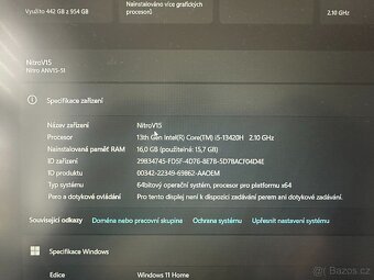Herní Notebook Acer Nitro V15 - 5