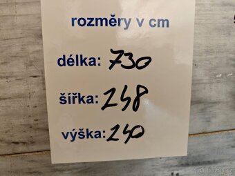 Valníková nástavba s bočnicemi a plachtou - 18 palet - 5