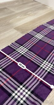 Burberry šála - fialová - 5