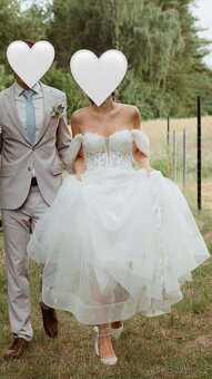 Svatební šaty ivory - 5