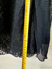 Vel. S/M Zara dlouhé krajkové šaty - 5