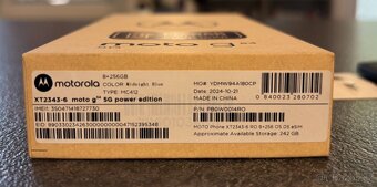 MOTOROLA MOTO G54 5G, 256GB Midnight Blue POWER EDITION - 5