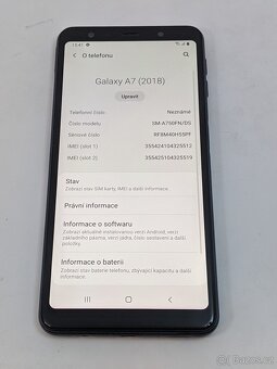 Samsung Galaxy A7 (2018) 4/64gb. Záruka 6 měsíců. - 5