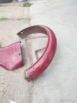 Jawa 550 pařez zadní blatnik, podsedlovy plech - 5