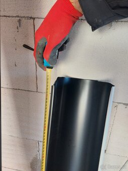 Okapový žlab Zambelli 333 mm černý - 2,94m - 5