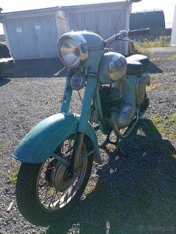 Prodám Jawa 350 354 r. v. 1960 s doklady, v TP zapsána sajda - 5
