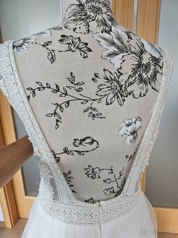 Nové boho svatební šaty vel m - 5