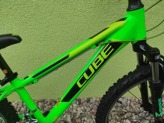 Značkové dětské horské kolo CUBE 24" (LIMETKA) - 5