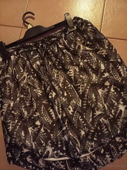 2x sukně- džínová a šionová vel. 42 Jeans a Tchibo - 5