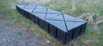 Plastové plováky pod hausbót, přístavní plovoucí molo, - 5