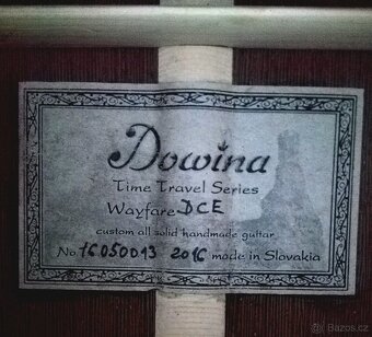Predam el.ak. gitaru Dowina Wayfare DCE /Wenge/ celomasiv. - 5