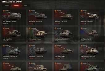 World of tanks účet- chieftain, 907, 279, 260, VK 72.01, 907 - 5