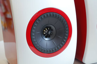KEF LS50 Speakers Limited Edition Racing Red Speakers - 5