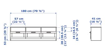 TV stolek IKEA BRIMNES 180cm - 5