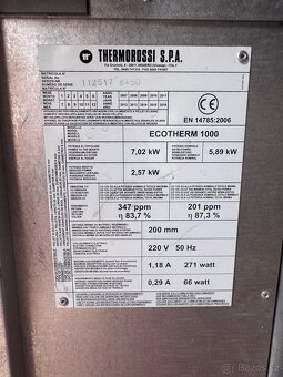 Kamna Thermorossi Ecotherm 1000 - 5