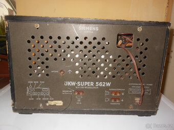 Staré rádio Siemens - UKW - Super 562W - 5
