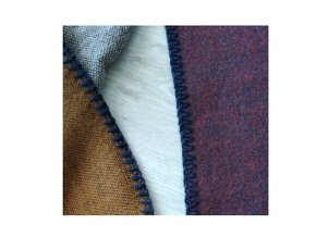 Nový oboustranný pléd akryl s výstřihem 165x130 cm - 5