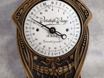 Velmi pěkné 10kg velké jednomiskové váhy po renovaci - 5