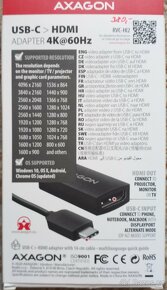 USB-C HDMI 4K@30Hz a 60Hz data kabely  ,,VÝPRODEJ,, - 5