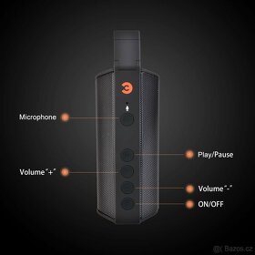 BLUETOOTH BEZDRÁTOVÝ REPRODUKTOR CKY CK-300 LED TF/SD 10W - 5