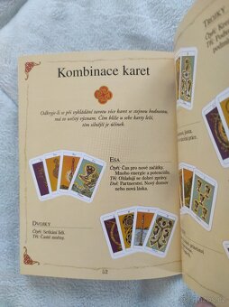 starší vykládací karty tarot + kniha - 5