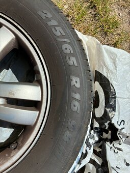 ALU disky Hyundai R16 a 4ks gumy 215/65 R16 98H - 5