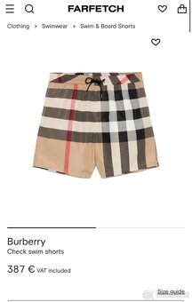 Kratasy/plavky Burberry velikost L - 5