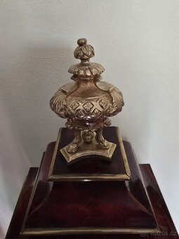 STAROŽITNÉ STOLNÍ HODINY,FRANCIE, 1890 TOP - 5