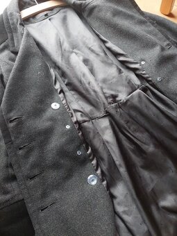 Zimní originální kabát s vysokým podílem vlny - 5