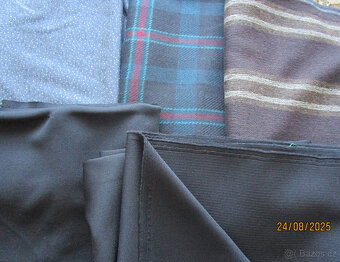 Predám látky na šitie, pre deti, retro.... - - 5