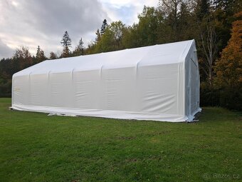 Plachtová hala 9x18,3m sedlová/ plachta 900g - 5