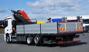 9244 - ACTROS 2543 - 6x2 – Valník + HR-FASSI F 295 RA – EURO - 5