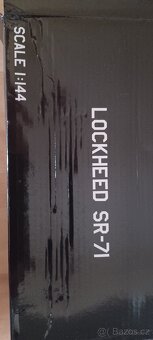 Kovový model letadla stíhačka Lockheed SR 71 - 5