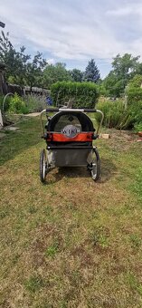 WIKE SOFTIE ORANGE odpružený vozík za kolo nový. - 5