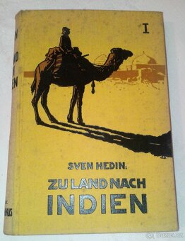 Sven Hedin - 13 knih - německy švabachem - 5