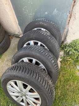 Alu kola zimní sada VW 5x112 195/65/15 - 5