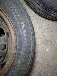 plechová kola 5,5Jx14 et49 4x100 s pneu kumho 175/65 R14 - 5