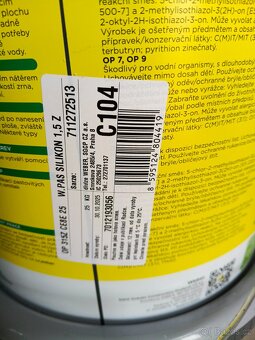 Silikonová fasadni omítka weber - 5