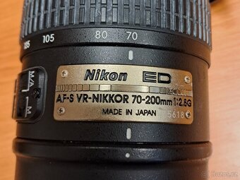 Nikkor 70mm-200mm f2,8 - 5