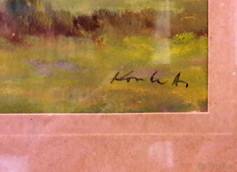 Obrazy - z pozůstalosti ak.malíř Antonín Kouba - 5