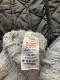 Dětská bunda černá NEXT, 140 cm - 5