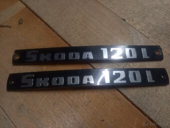 Nápisy Škoda 120 - 5